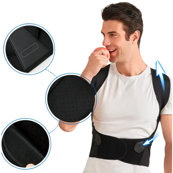 Correcteur Postural et Alignement Lombaire Maximum Body - Clube Boss