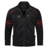 Veste en Cuir Homme Goth Black - Clube Boss