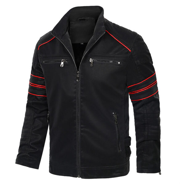 Veste en Cuir Homme Goth Black - Clube Boss