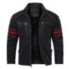 Veste en Cuir Homme Goth Black - Clube Boss