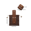 Ceinture en Sac en Cuir Véritable Full Space – Clube Boss
