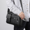Pochette en Cuir Véritable Smart Cargo - Clube Boss